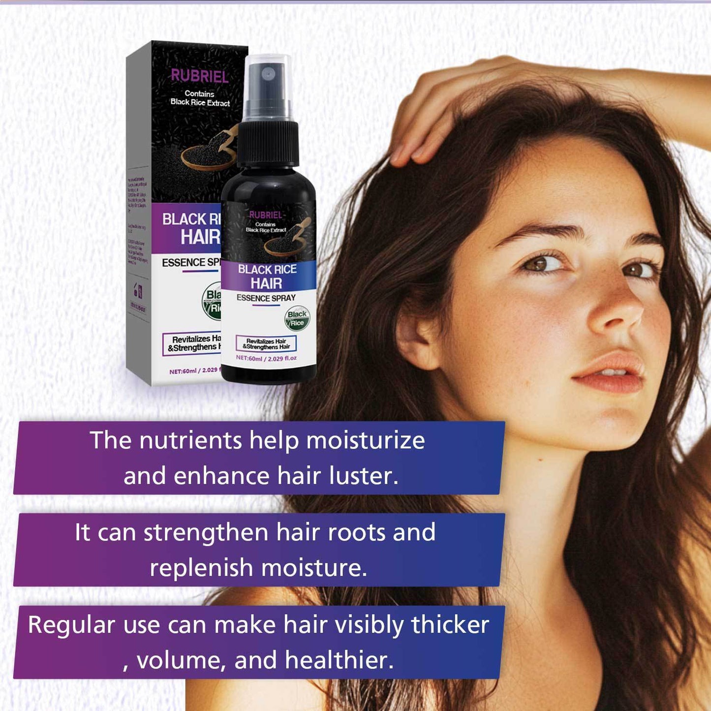 Black Rice Hair Spray 60ml